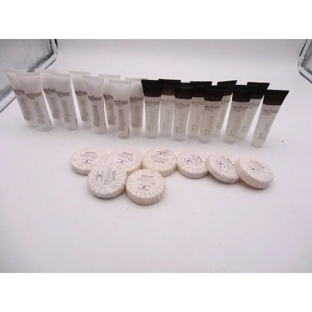 Echos of Nature Renew Shampoo  and Lotion 1.25 fl‎ oz each and Soap 26 Pcs NEW